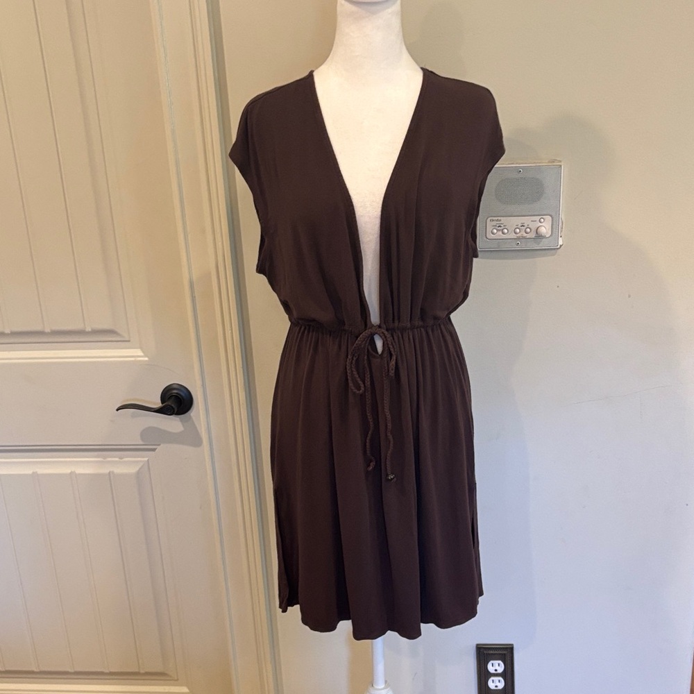 Merona Chocolate V-Neck Dress